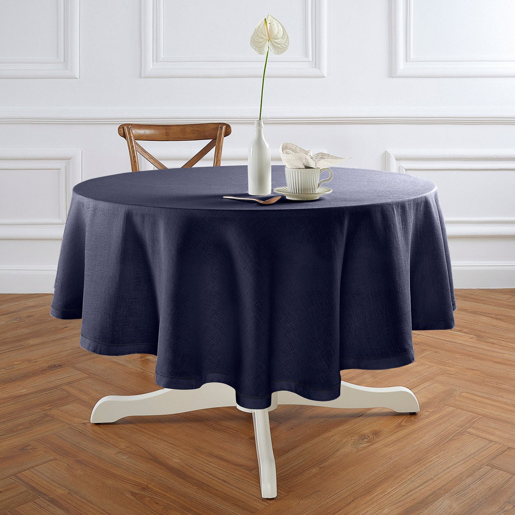 Sonoma Hemstitch Round Tablecloth