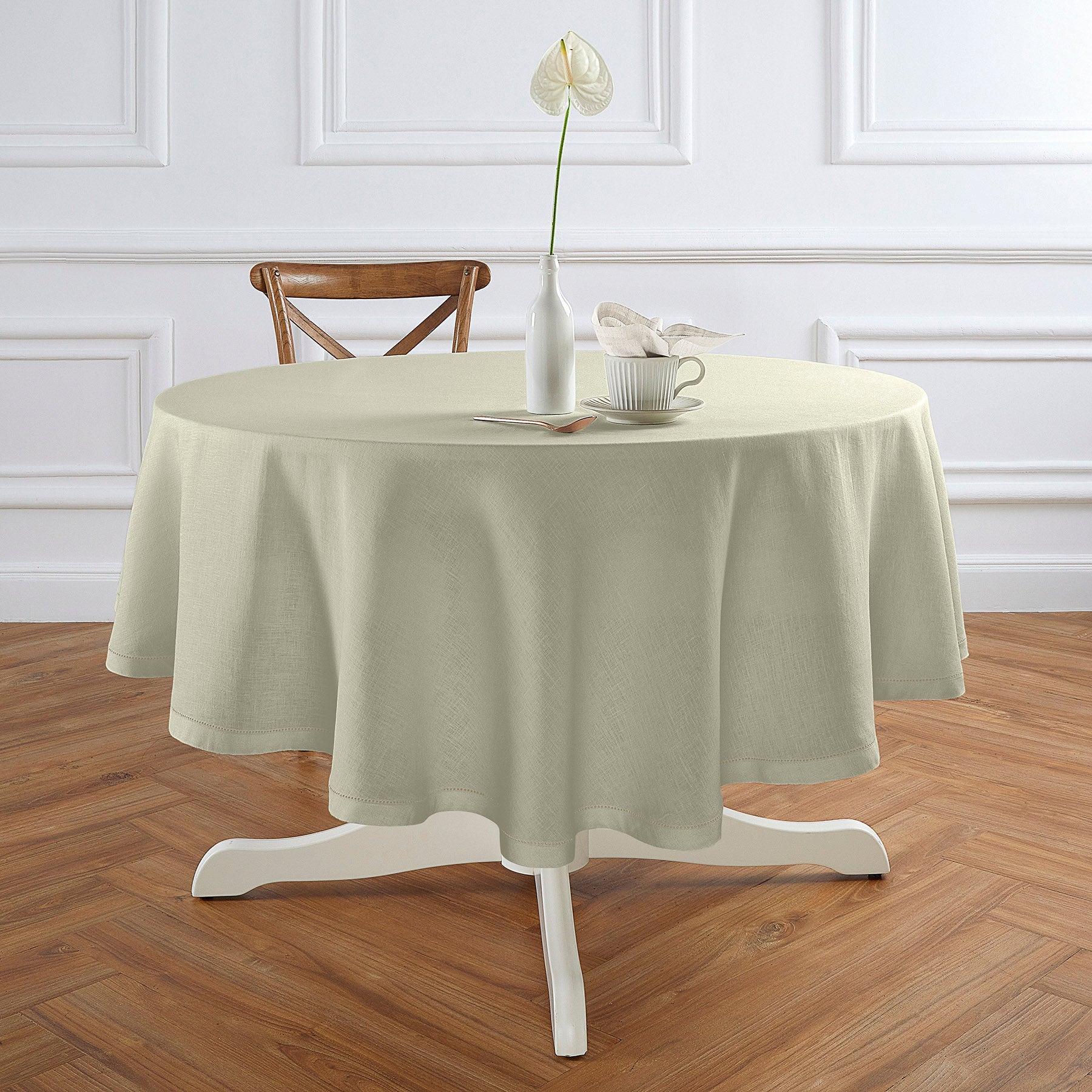Sonoma Hemstitch Round Tablecloth