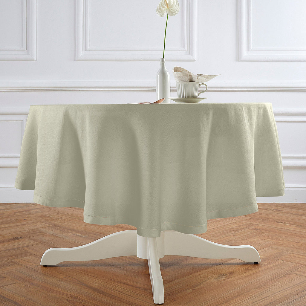 Sonoma Hemstitch Round Tablecloth