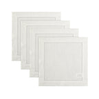 Classic Hemstitch Square Placemats, Set of 4