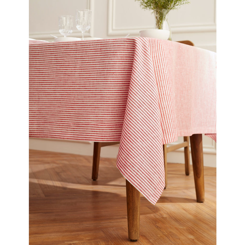 Narrow Stripe Tablecloth
