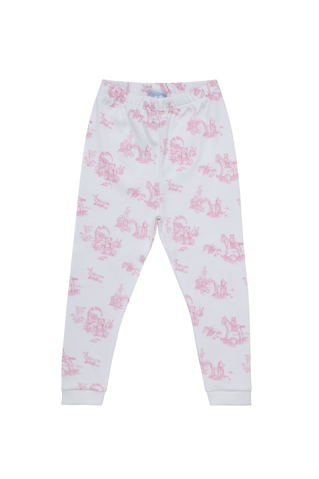 Pink Toile Baby Pajamas