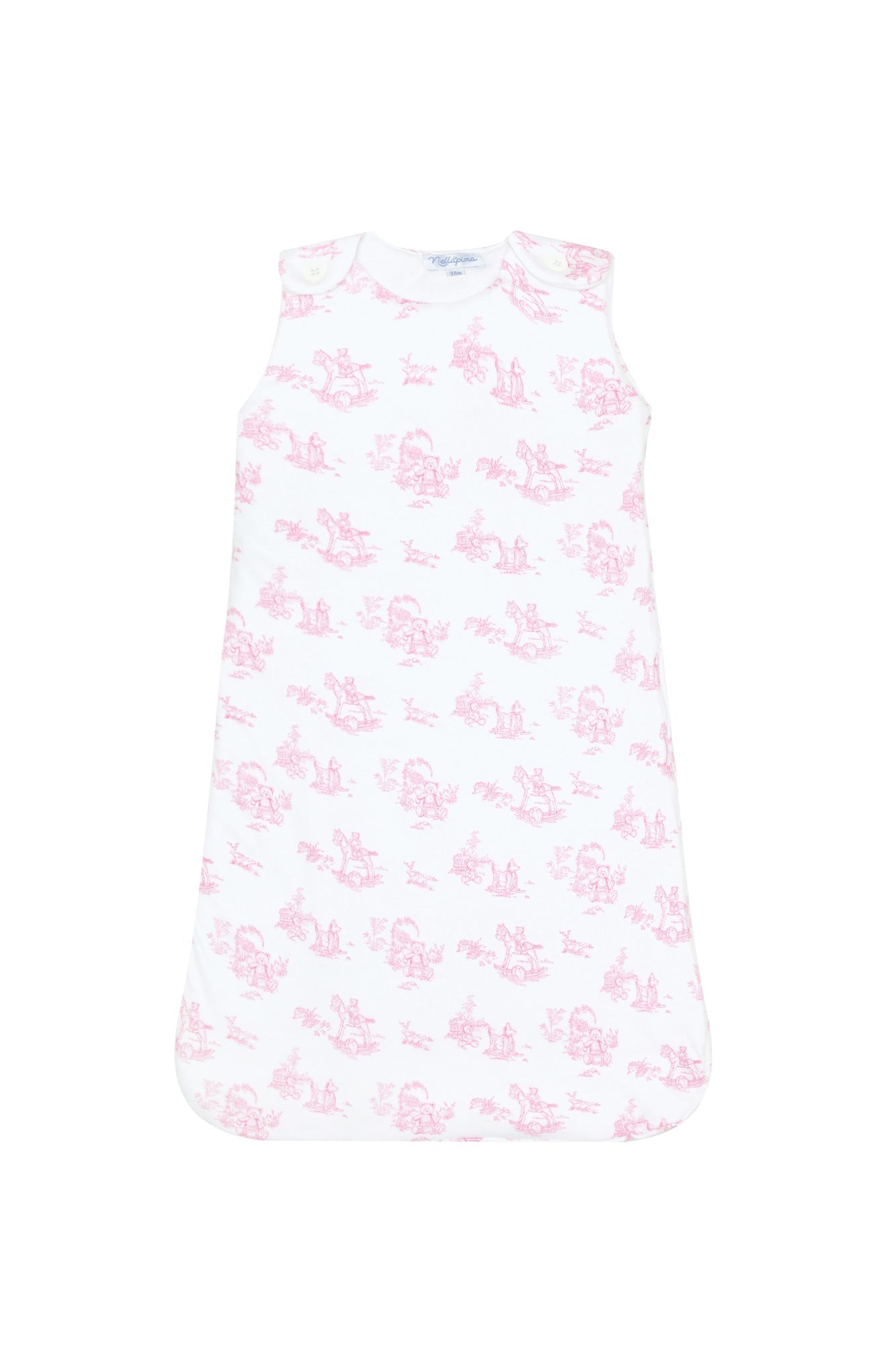 Pink Toile Winter Sack Pink