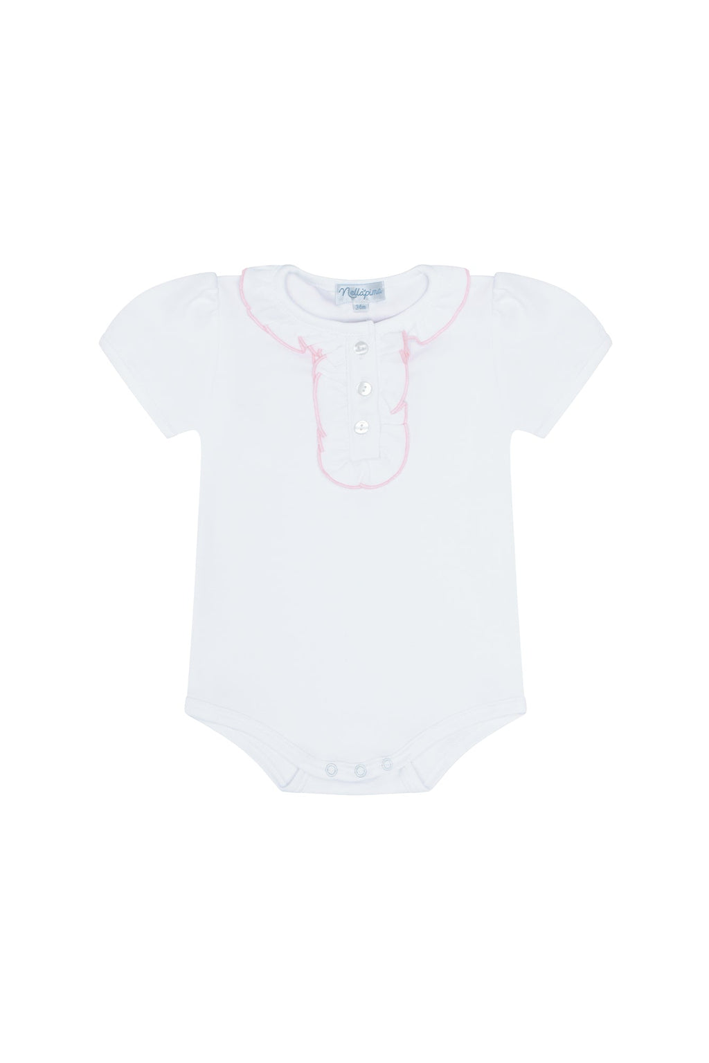 Ruffle Short Sleeve Onesie
