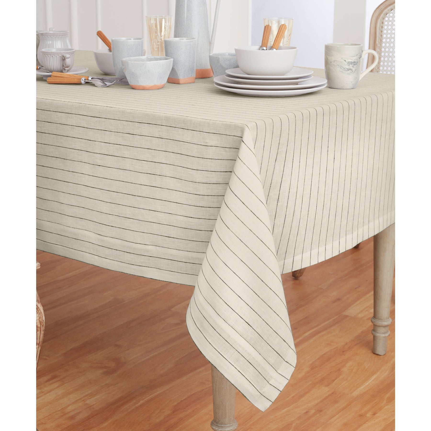 Pinstripe Tablecloth