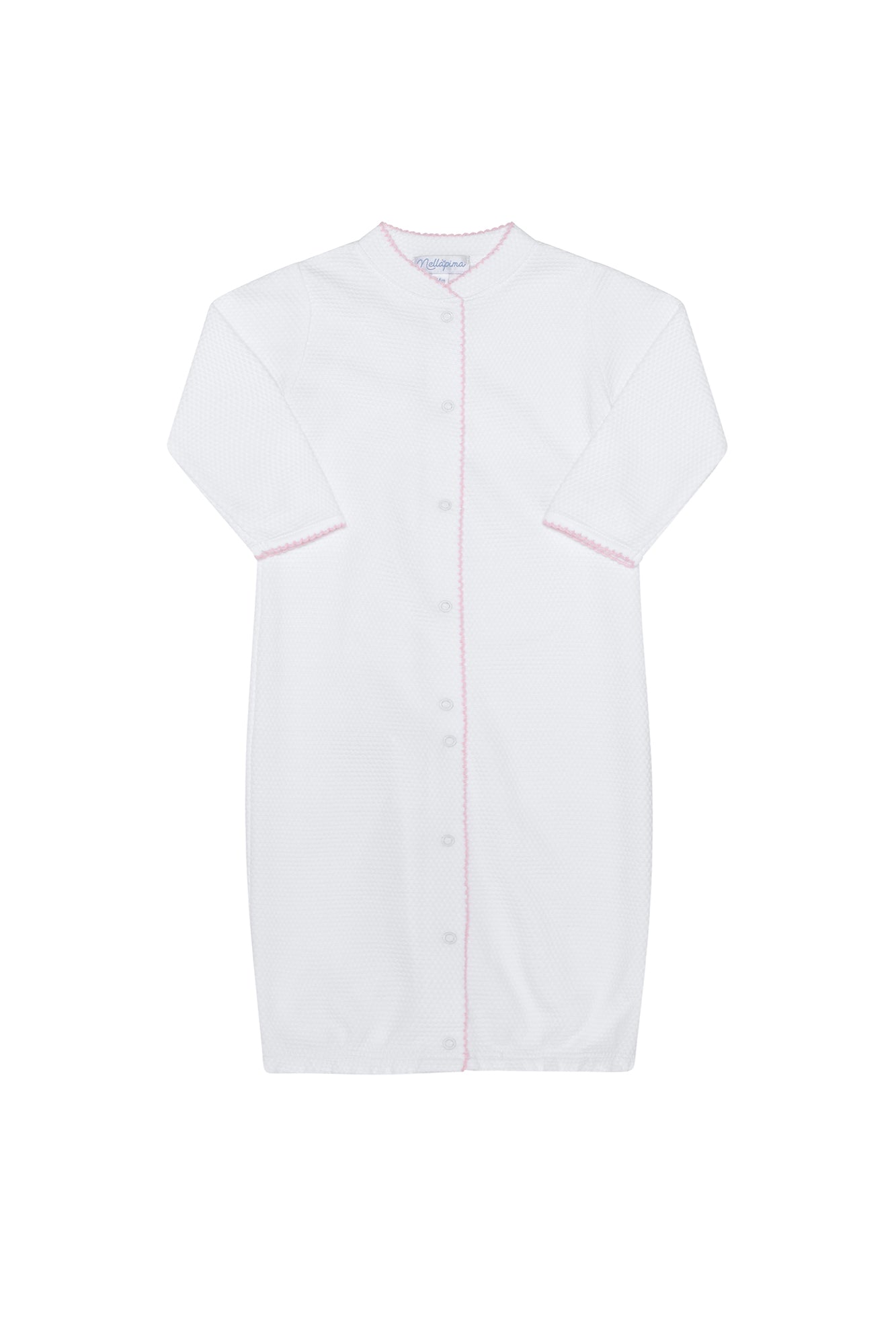 White Bubble Baby Converter Gown Pink PT