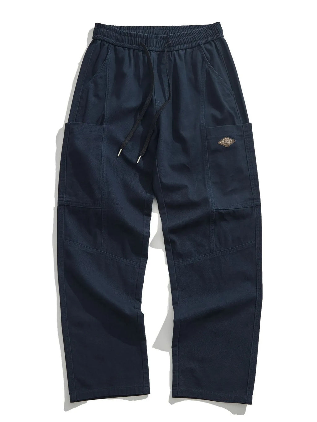 Men's Plus Size Casual Wide-Leg Drawstring Pants