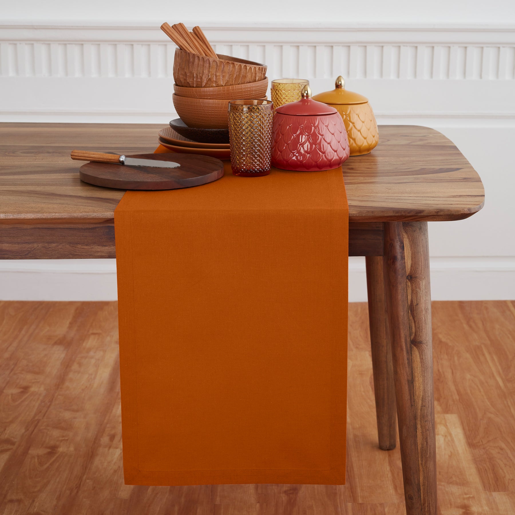 Dru Cotton Linen Table Runner