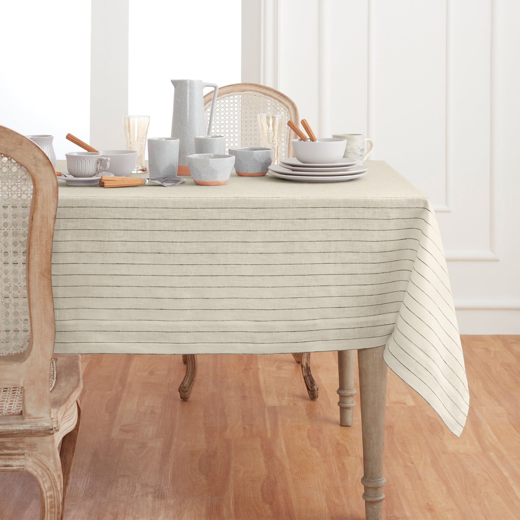 Pinstripe Tablecloth