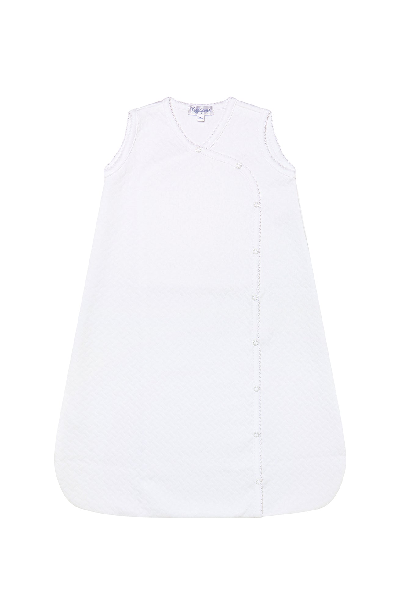 Basket Weave Baby Sack White PT