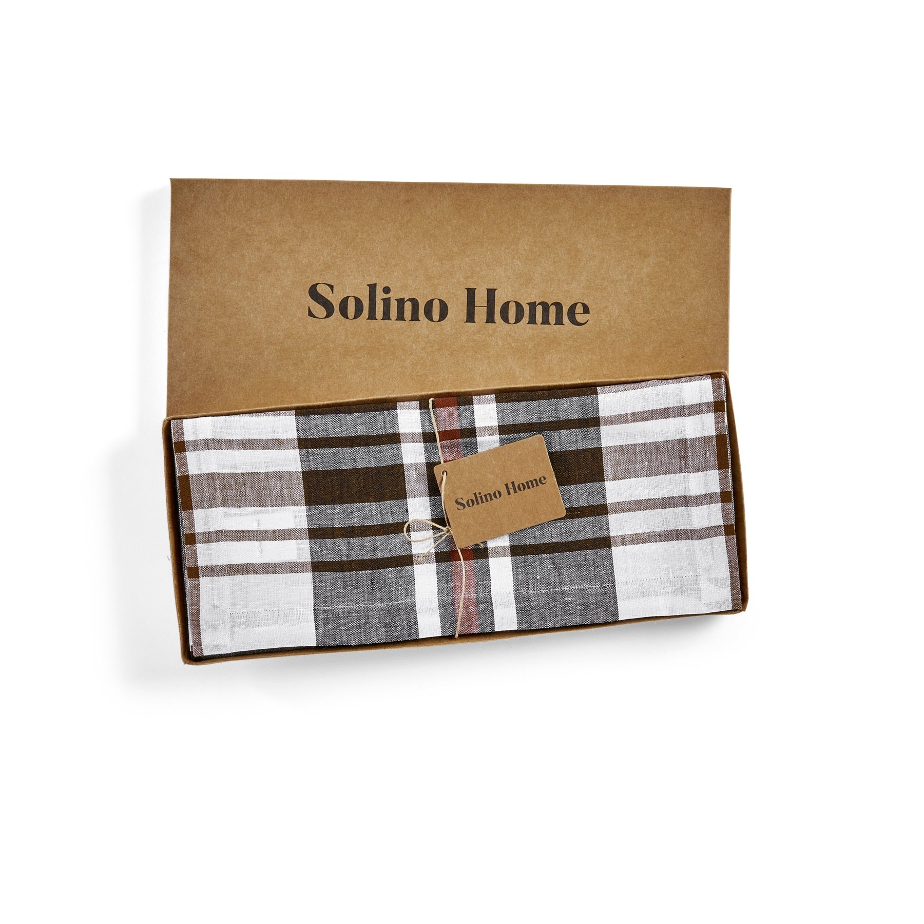 Oxford Plaid Table Runner