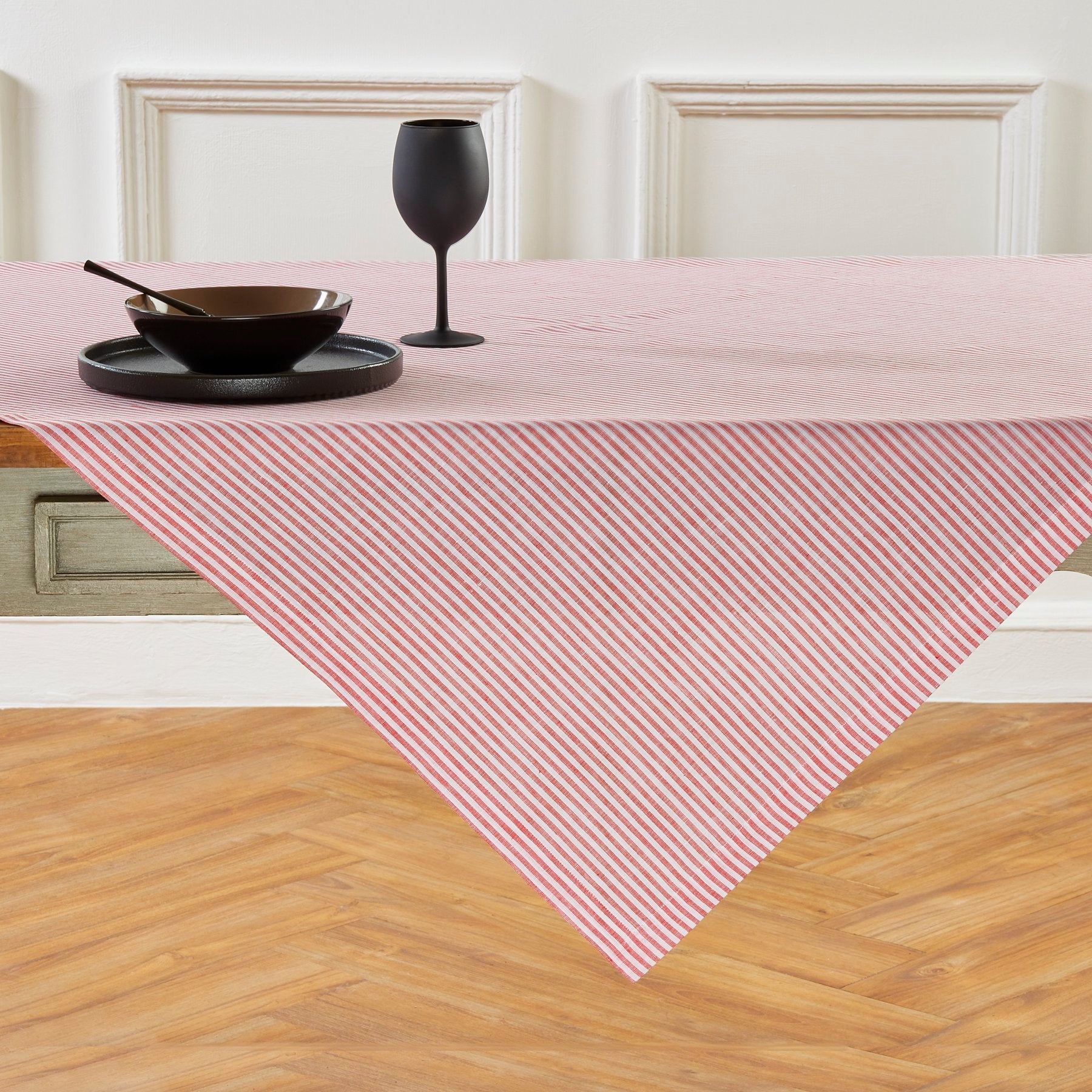 Narrow Stripe Table Throw