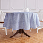 Narrow Stripe Round Tablecloth