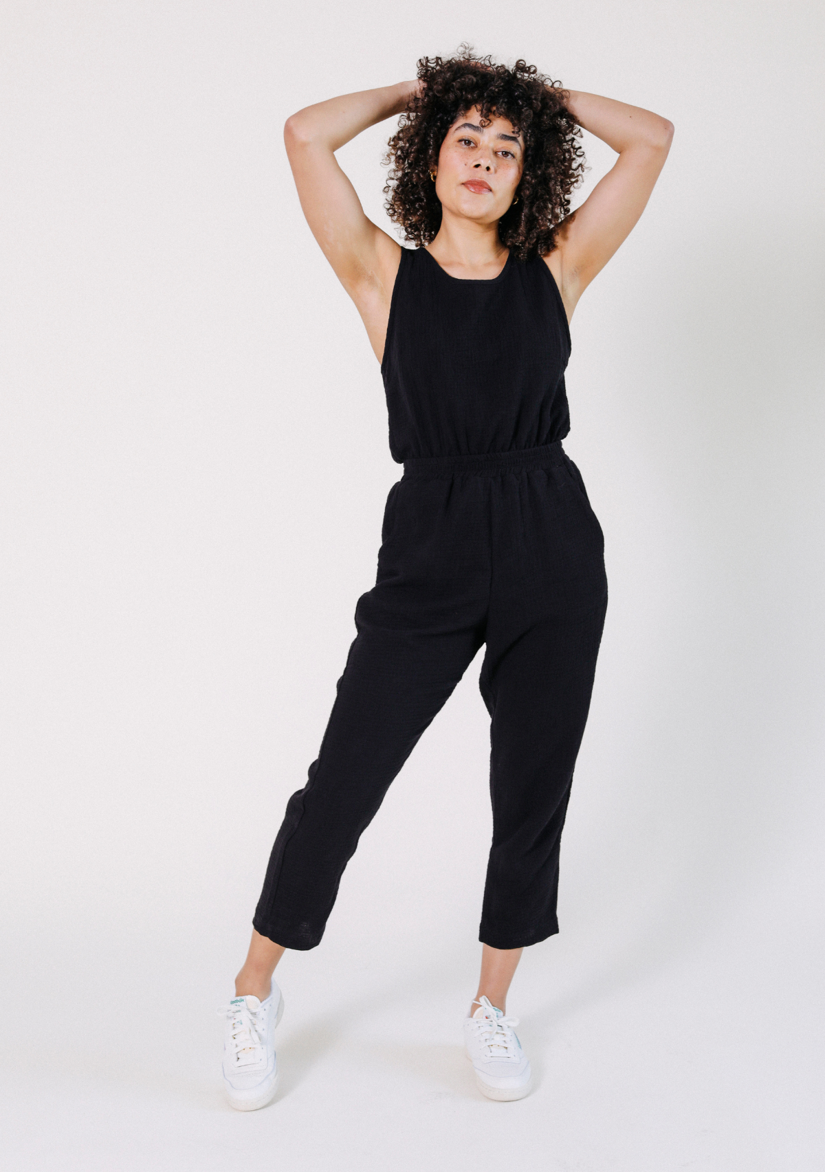 Jameela Organic Cotton Jumpsuit - Black
