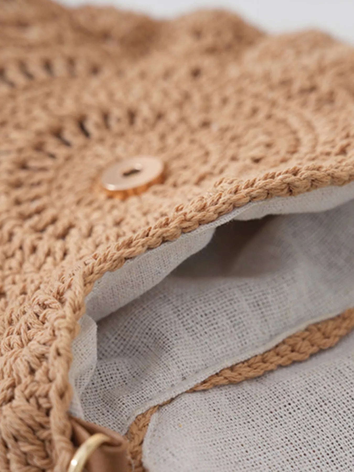 Boho Crochet Crossbody Bag