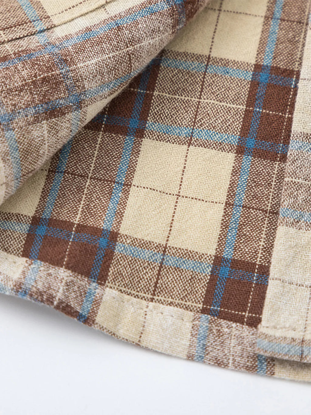 Men's Plaid Button Up Long Sleeve Shirt