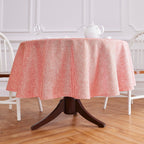 Narrow Stripe Round Tablecloth