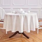 Narrow Stripe Round Tablecloth