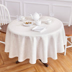 Narrow Stripe Round Tablecloth