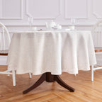 Narrow Stripe Round Tablecloth
