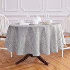 Narrow Stripe Round Tablecloth