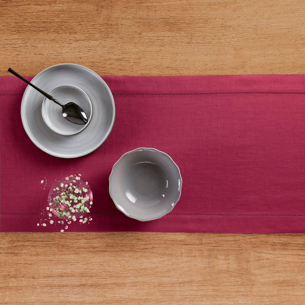 Classic Hemstitch Table Runner