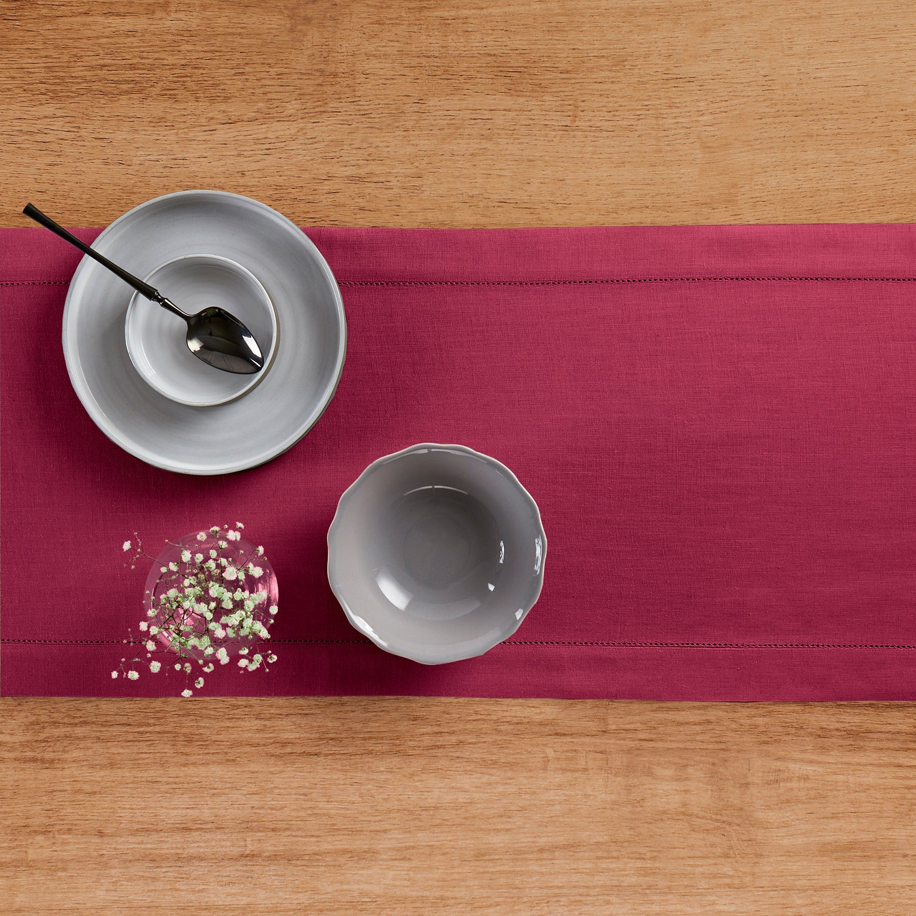 Classic Hemstitch Table Runner