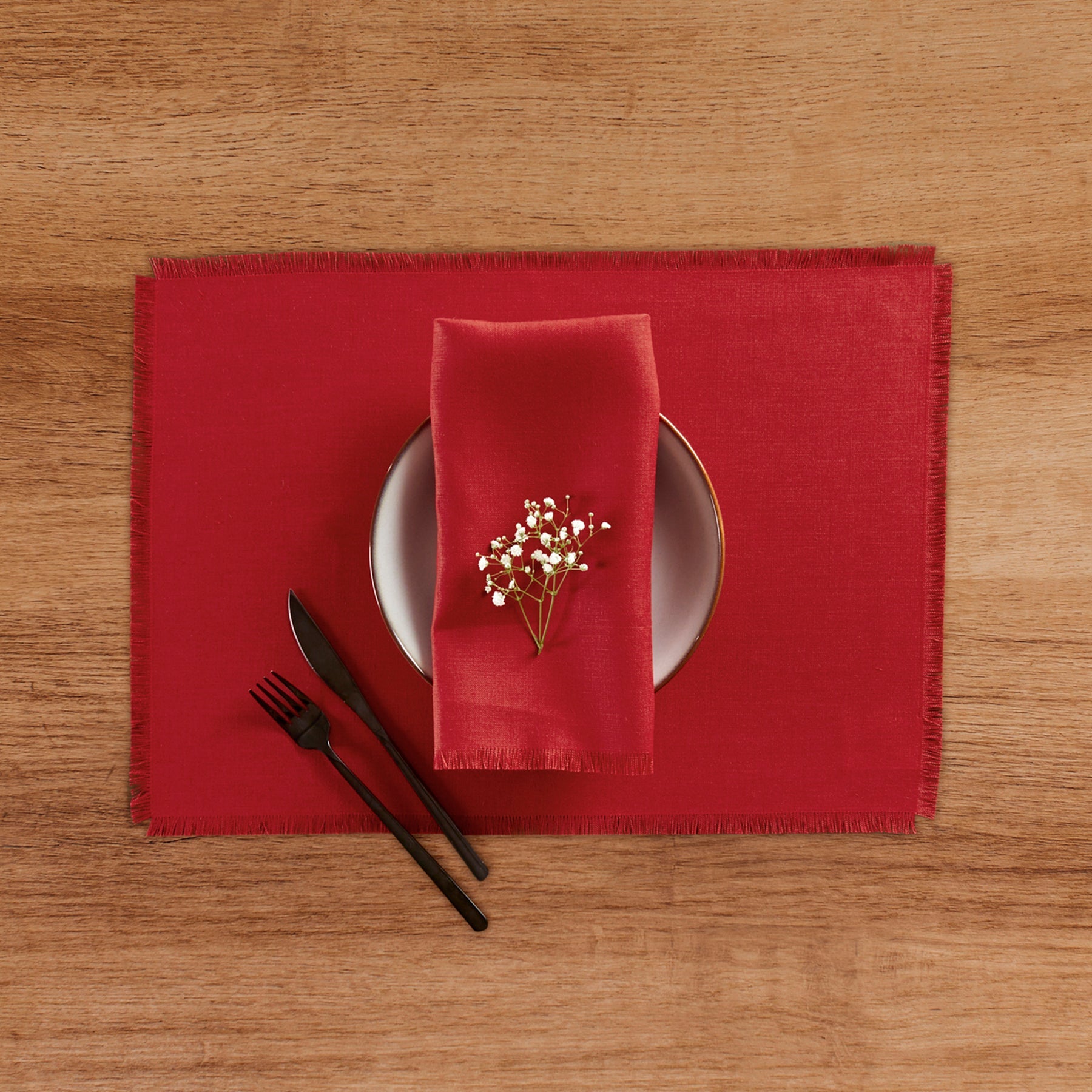 Fringe Placemats, Set of 4
