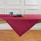 Classic Hemstitch Table Throw