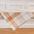 Fall Harvest Plaid Table Throw