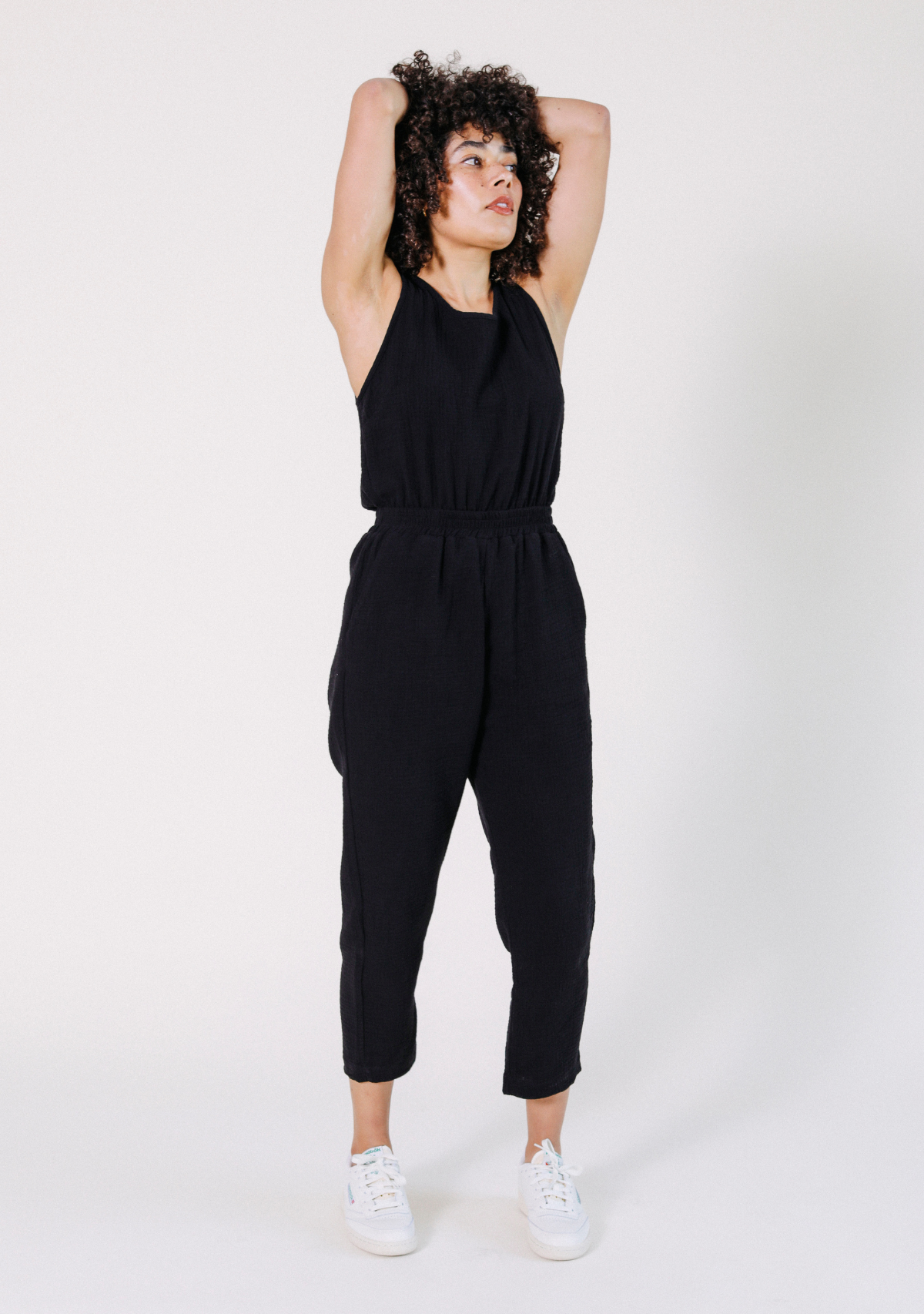Jameela Organic Cotton Jumpsuit - Black