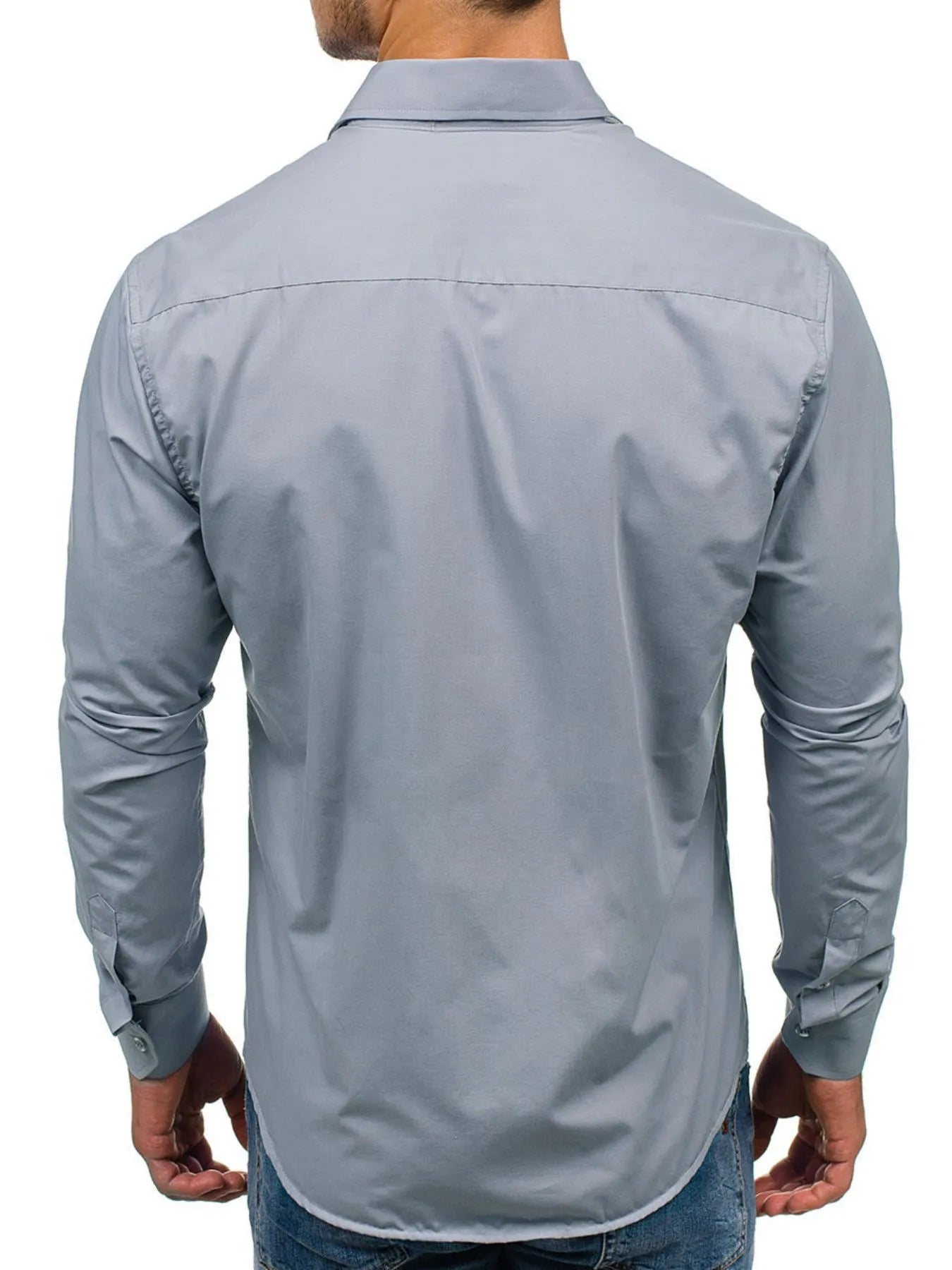 Men's Slim Fit Button-Down Shirt