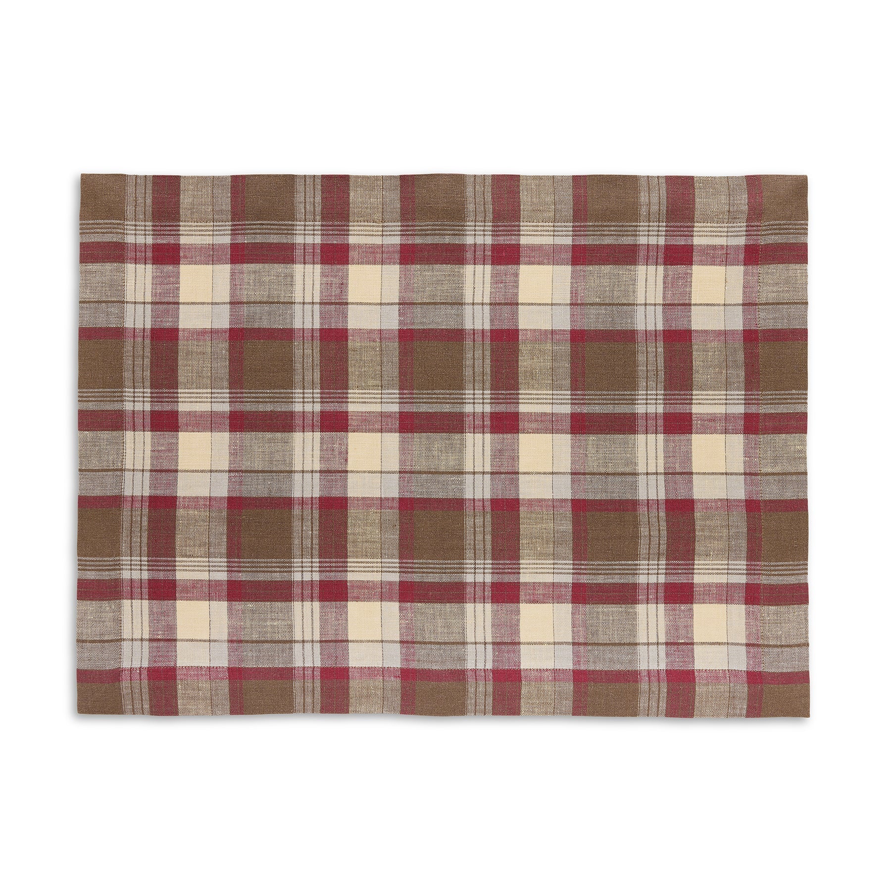 Rustic Plaid Placemats, Set of 4