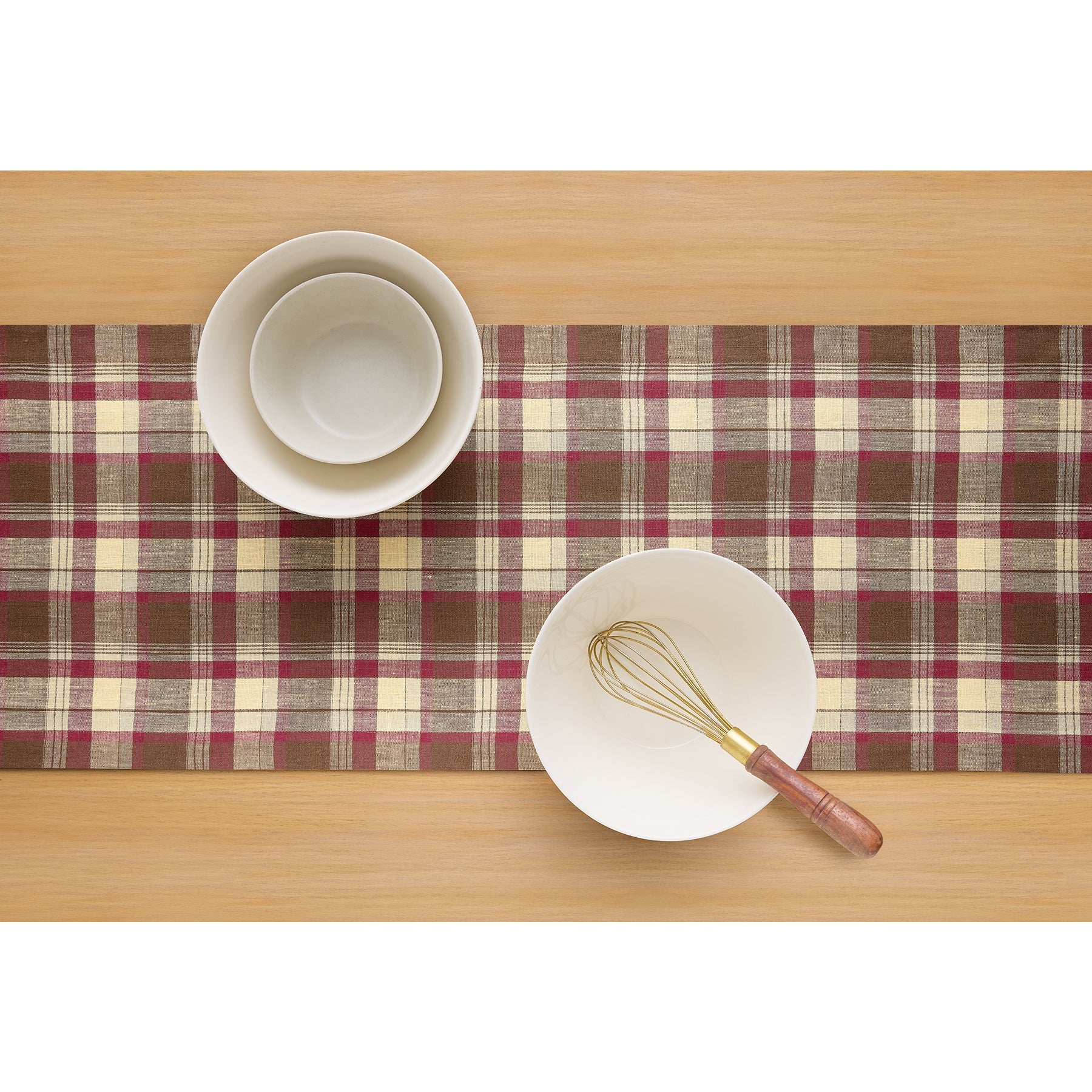 Rustic Plaid Table Runner