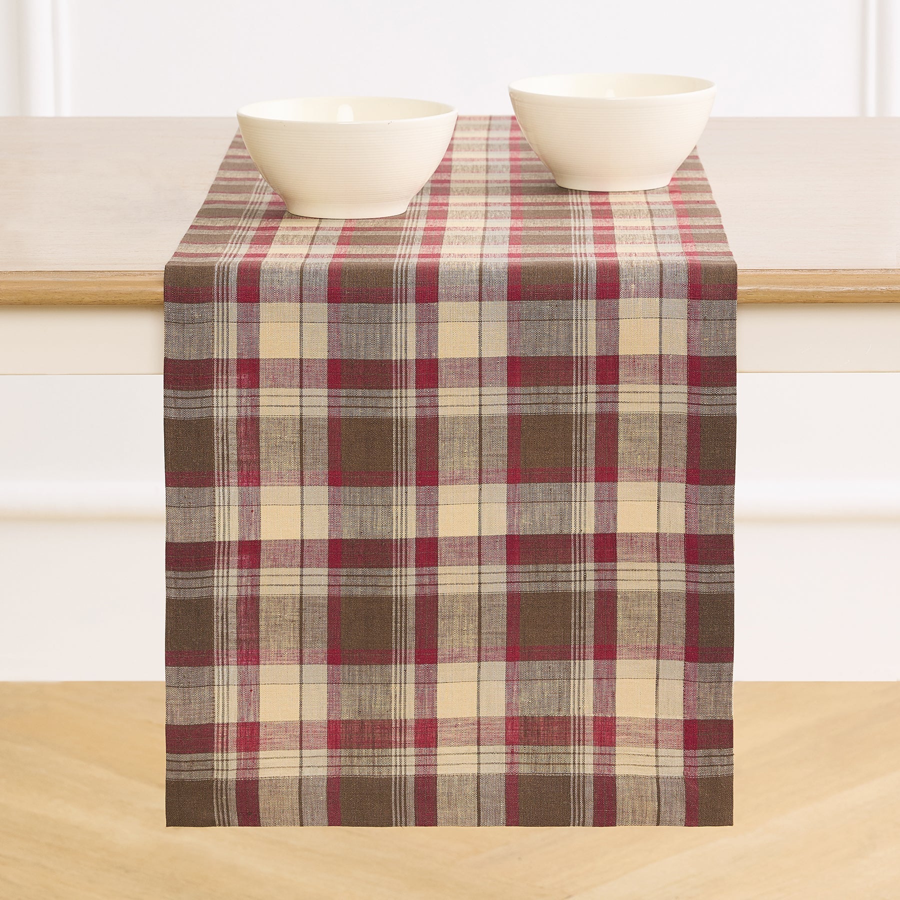 Rustic Plaid Table Runner
