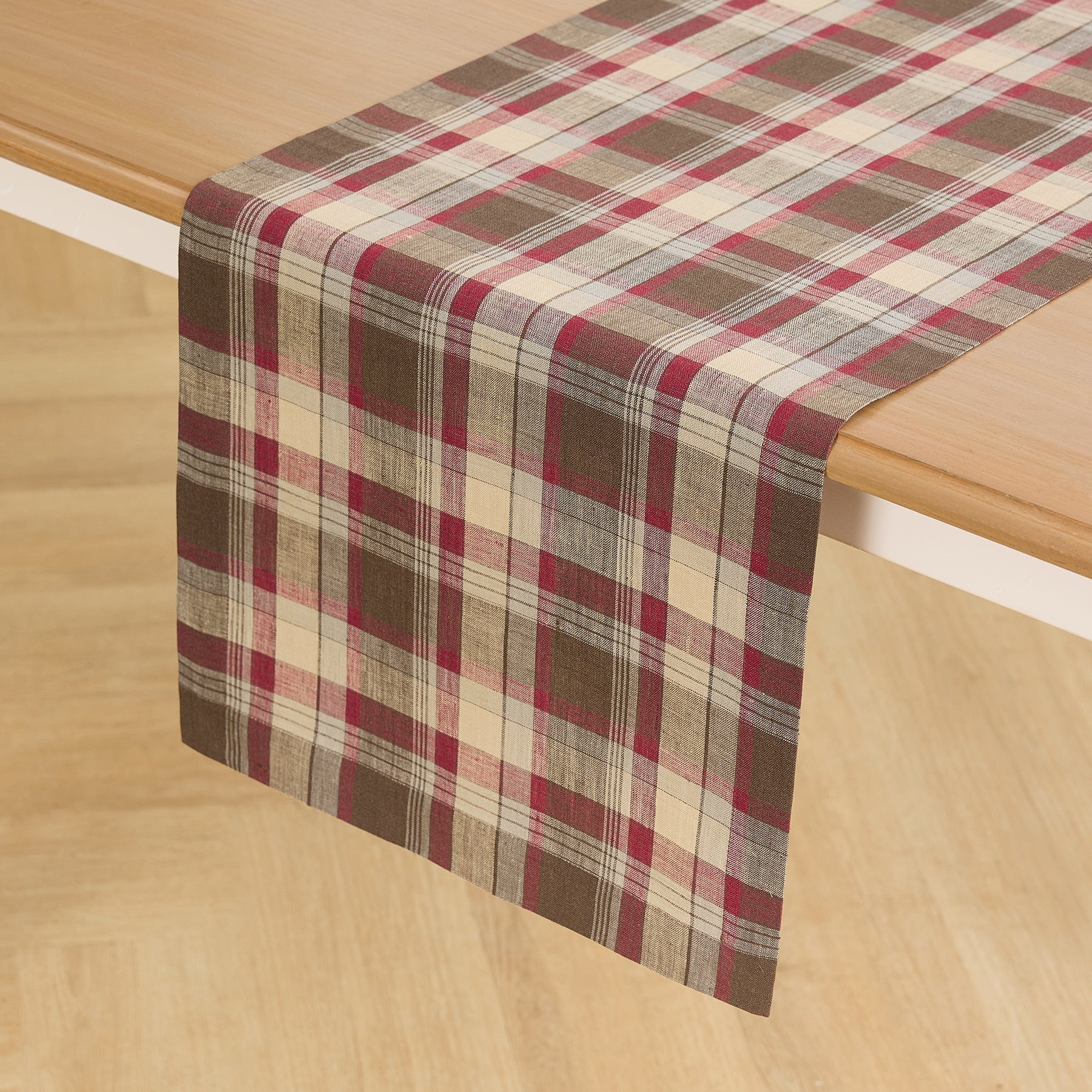 Rustic Plaid Table Runner