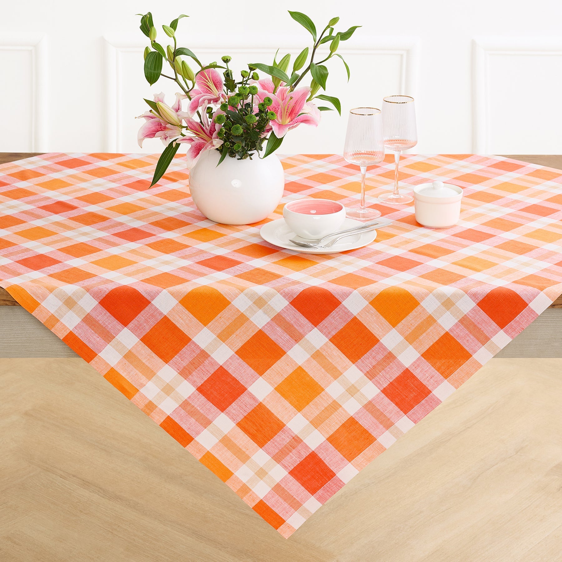 Fall Buffalo Check Table Throw