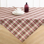 Rustic Plaid Table Throw
