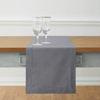 Cotton Linen Hemstitch Table Runner