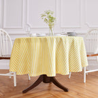 Amalfi Stripe Round Tablecloth
