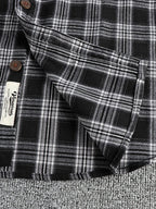 Men's Plus Size Plaid Button Down Shirt