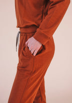 Agnes Organic Cotton + Tencel™ Jogger Pant - Rust