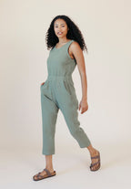 Jameela Organic Cotton Jumpsuit - Seagrass