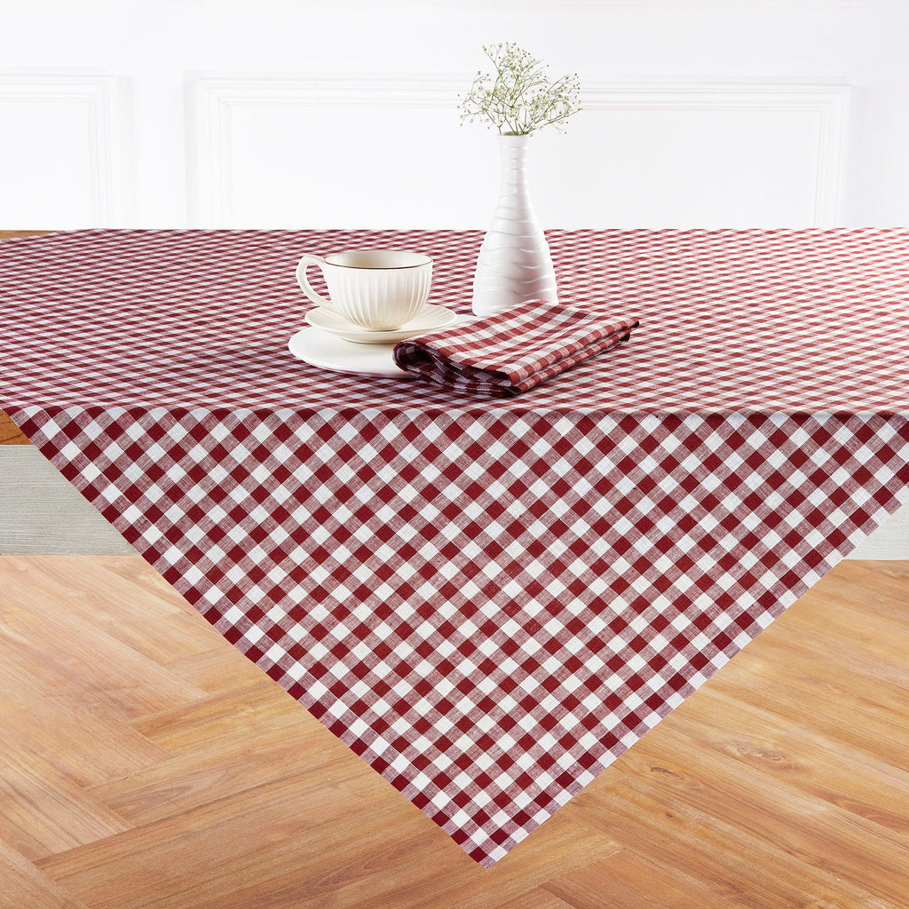 Gingham Table Throw