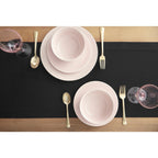 Cotton Linen Hemstitch Table Runner