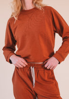 Agnes Organic Cotton + Tencel™ Jogger Pant - Rust
