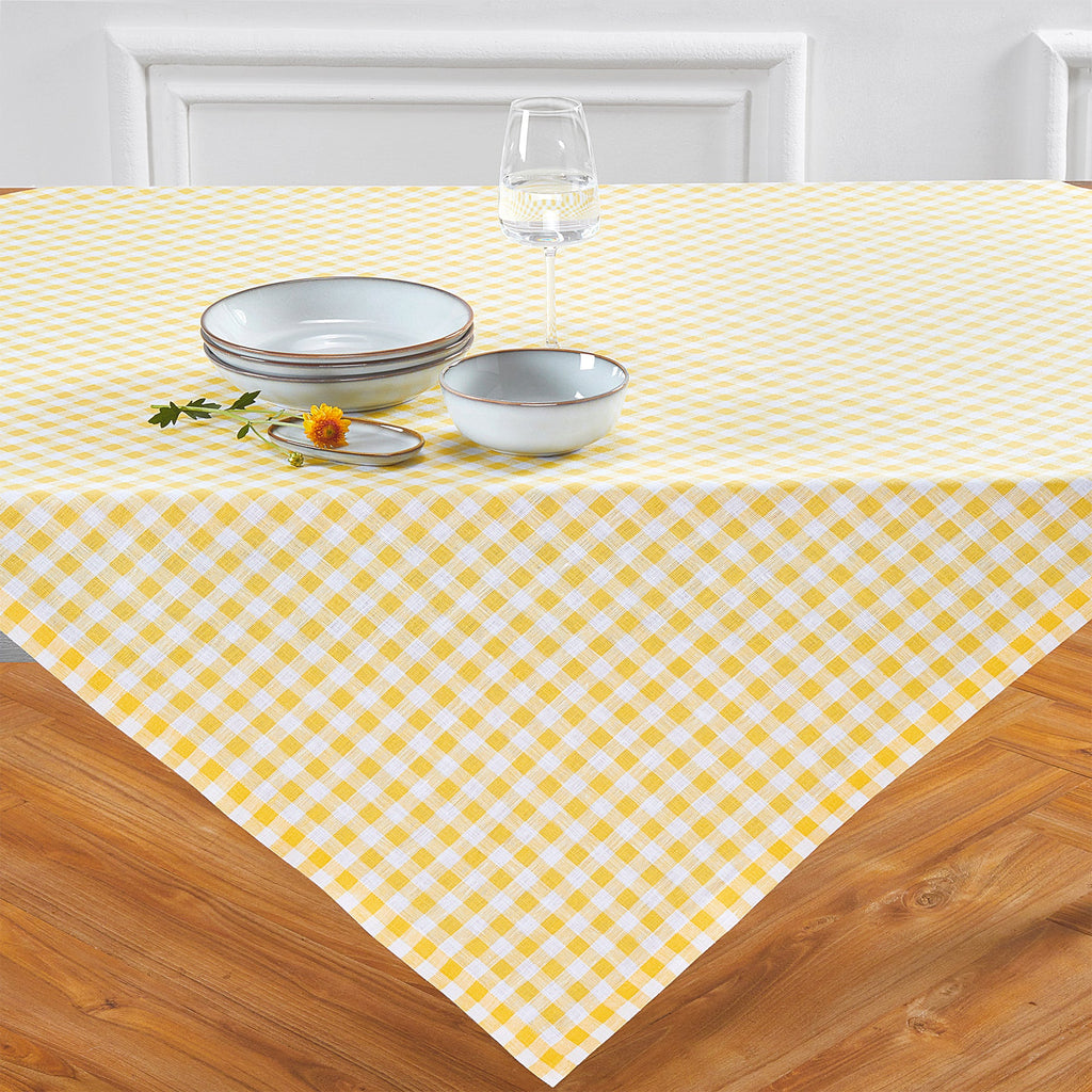 Gingham Table Throw