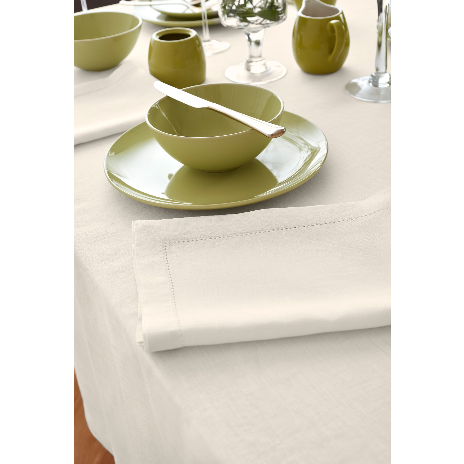 Sonoma Hemstitch Tablecloth