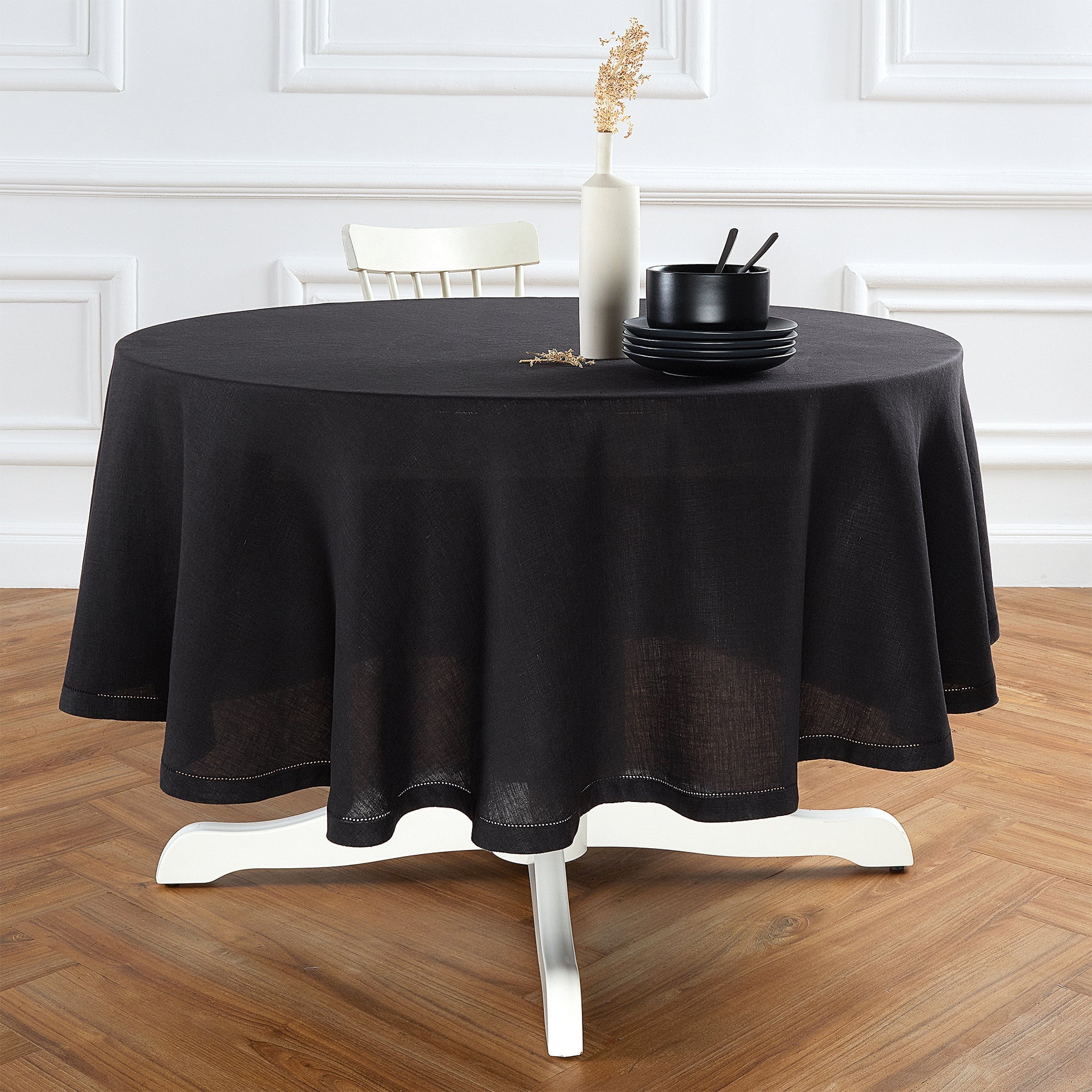 Sonoma Hemstitch Round Tablecloth
