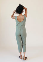 Jameela Organic Cotton Jumpsuit - Seagrass
